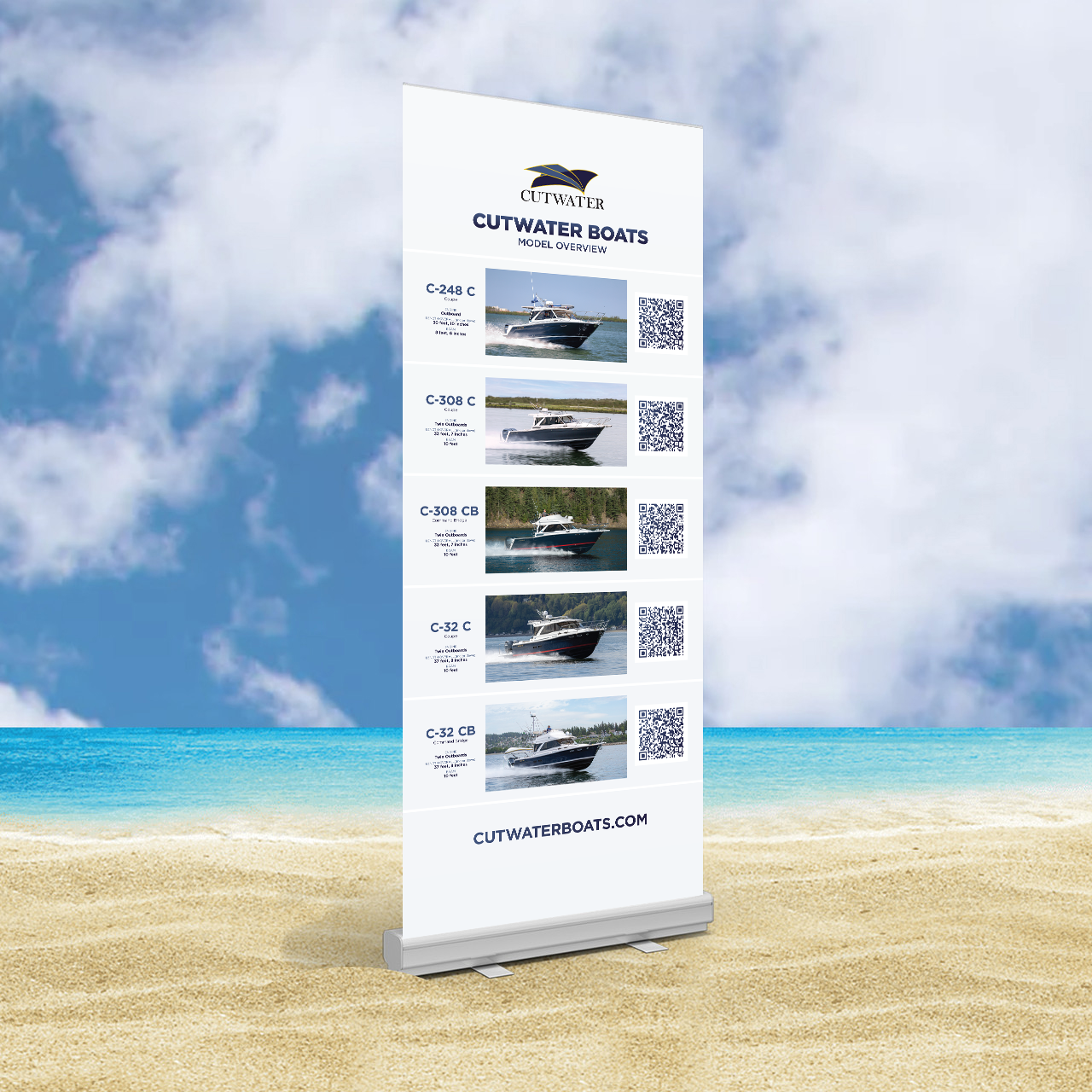 RATRACTABLE BANNER STAND