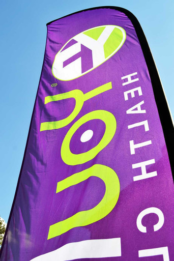 9' Feather Wing Flag — product view 4