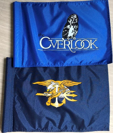 Custom Screen Printed Golf Flag — product view 2